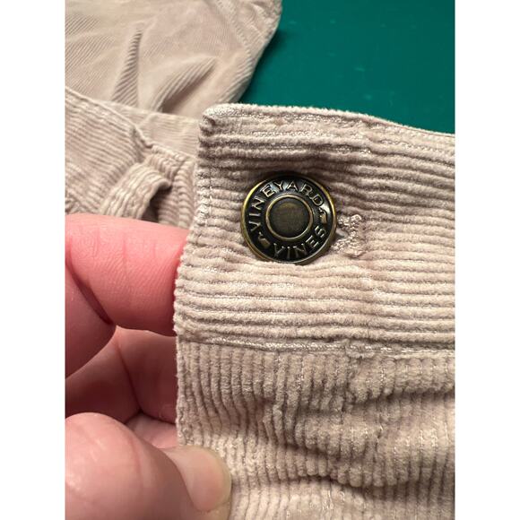 Vineyard vine, tan corduroy, straight leg pants size 14 boys - Picture 3 of 11